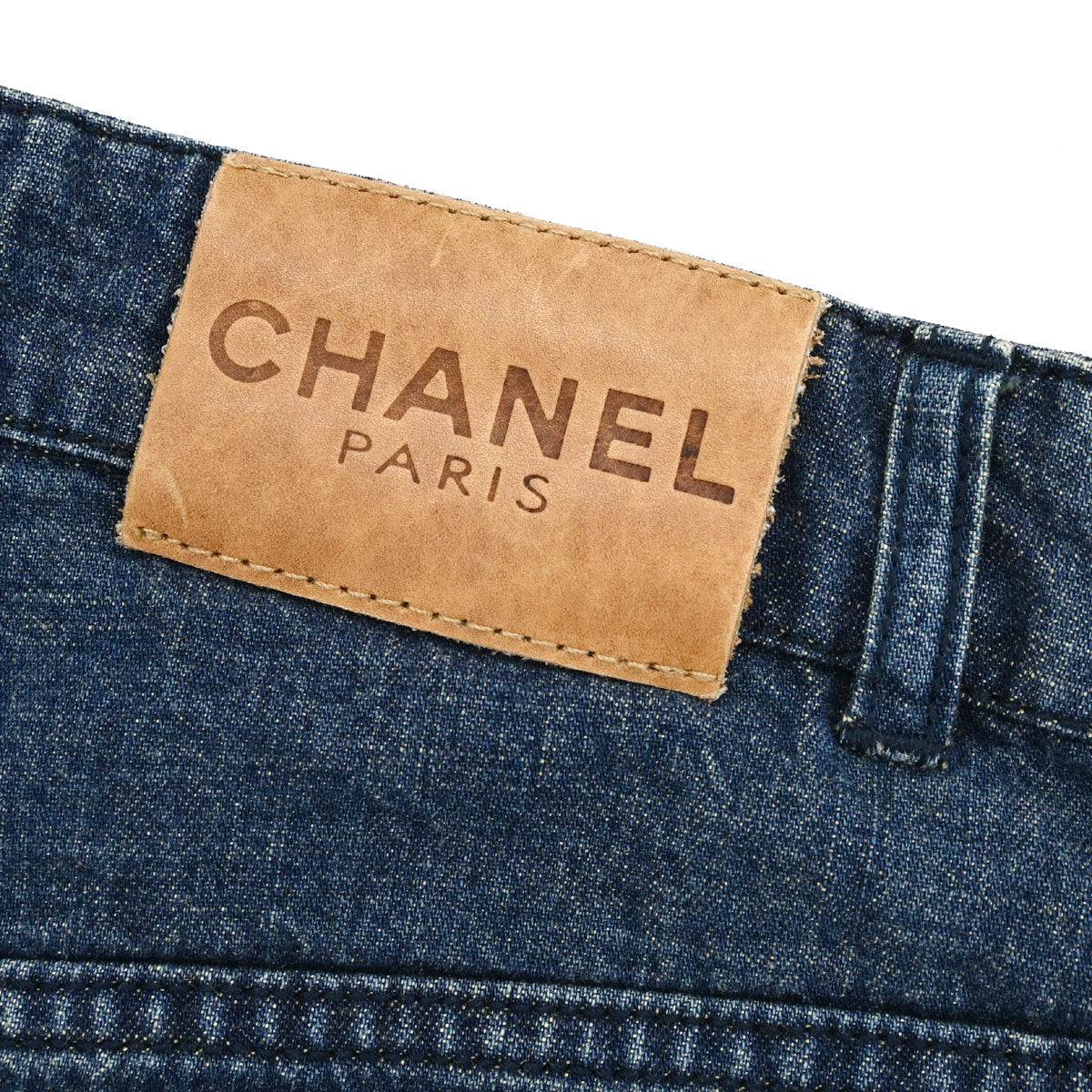Chanel 2000 Denim Skirt Indigo #40