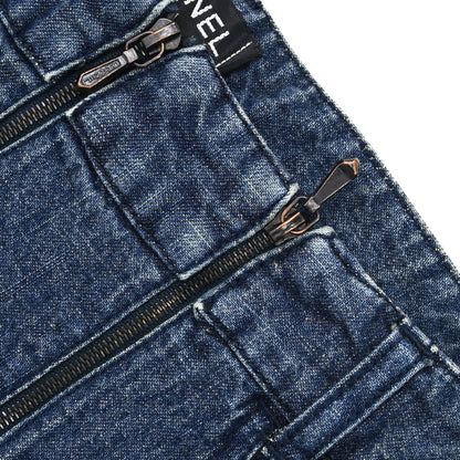 Chanel 2000 Denim Skirt Indigo #40