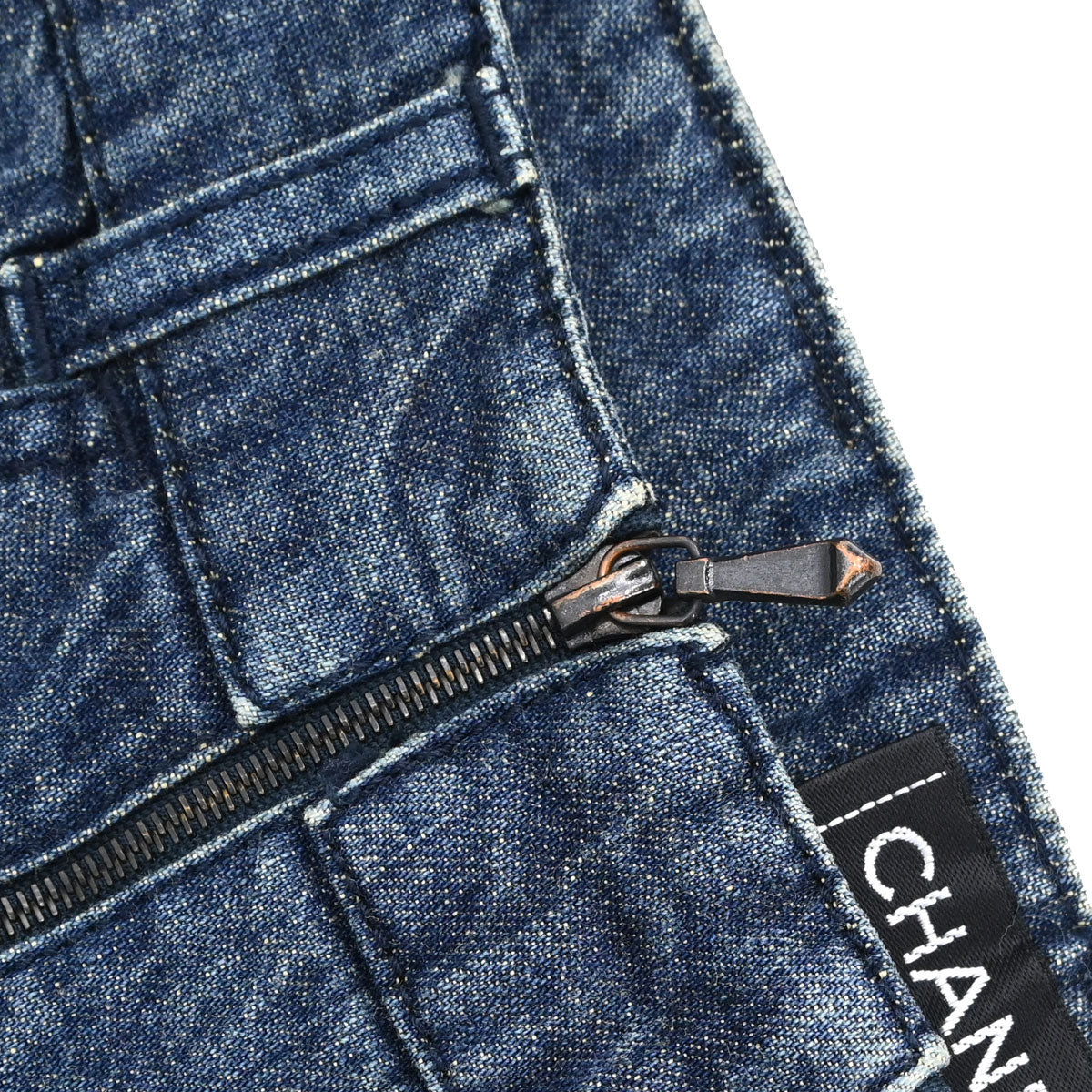 Chanel 2000 Denim Skirt Indigo #40
