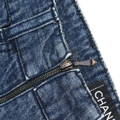 Chanel 2000 Denim Skirt Indigo #40