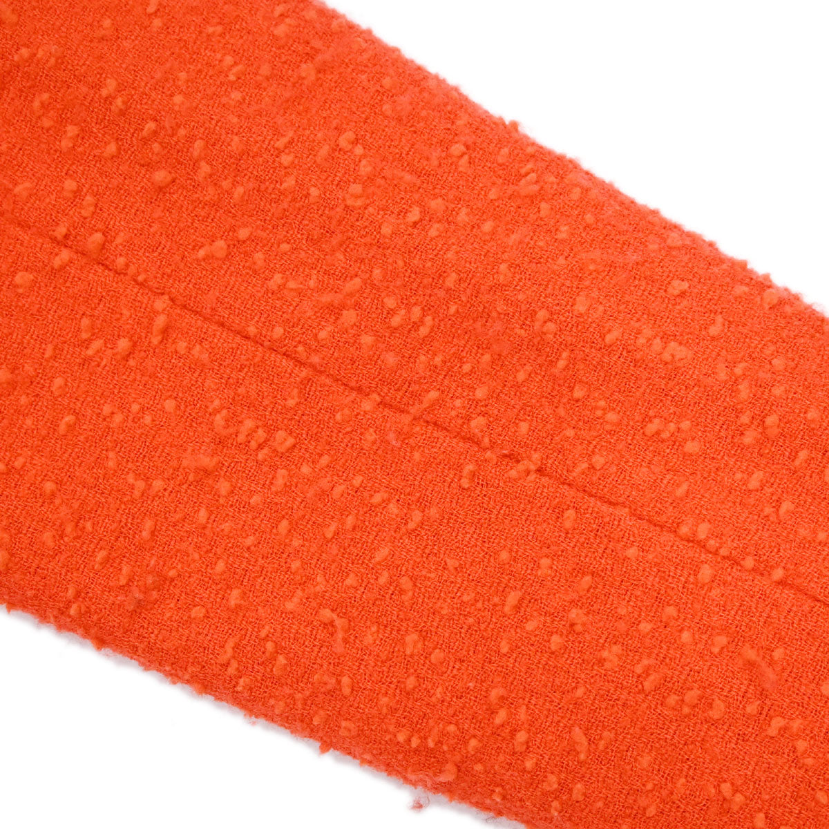 Chanel 1997 Double Breasted Tweed Jacket Orange #40