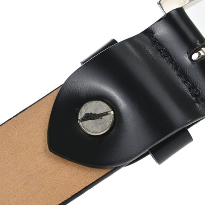 Fendi Belt Black Leather #110/125 Small Good