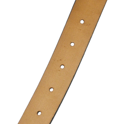 Fendi Belt Black Leather #110/125 Small Good