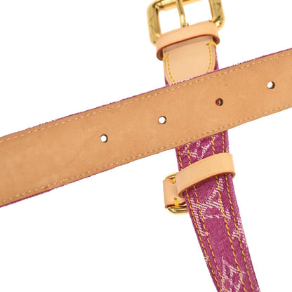 Louis Vuitton 2006 Pink Monogram Ceinture Belt M6925U #90/36 Small Good
