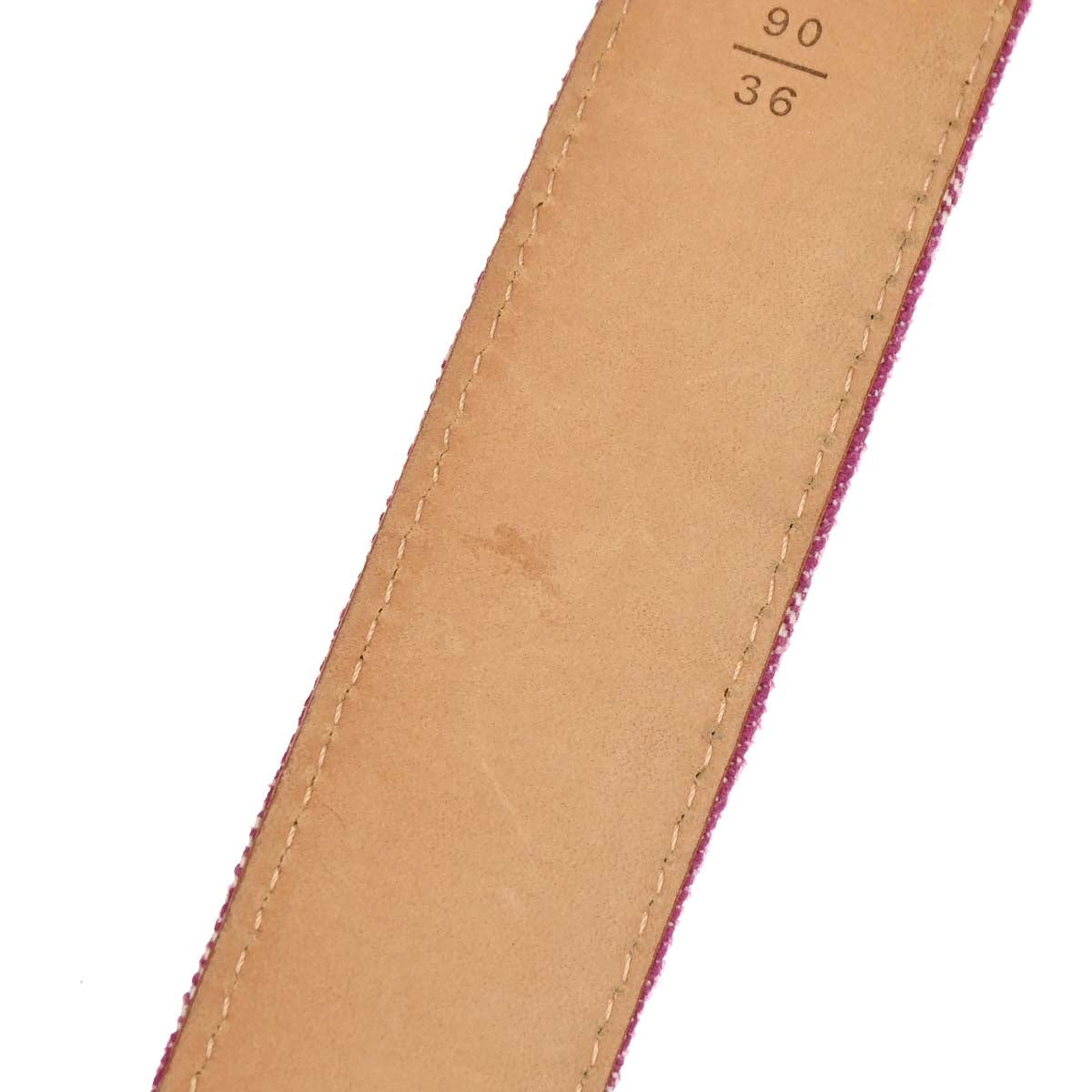 Louis Vuitton 2006 Pink Monogram Ceinture Belt M6925U #90/36 Small Good