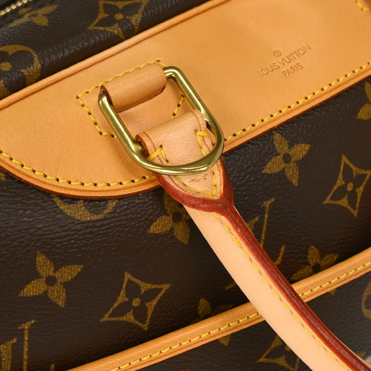 Louis Vuitton 2005 Monogram Deauville Bowling Vanity Handbag M47270