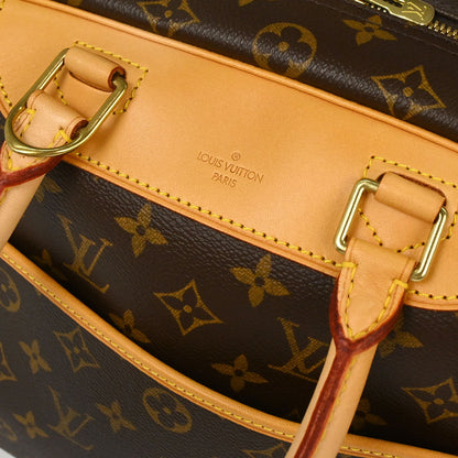 Louis Vuitton 2005 Monogram Deauville Bowling Vanity Handbag M47270