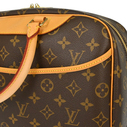Louis Vuitton 2005 Monogram Deauville Bowling Vanity Handbag M47270