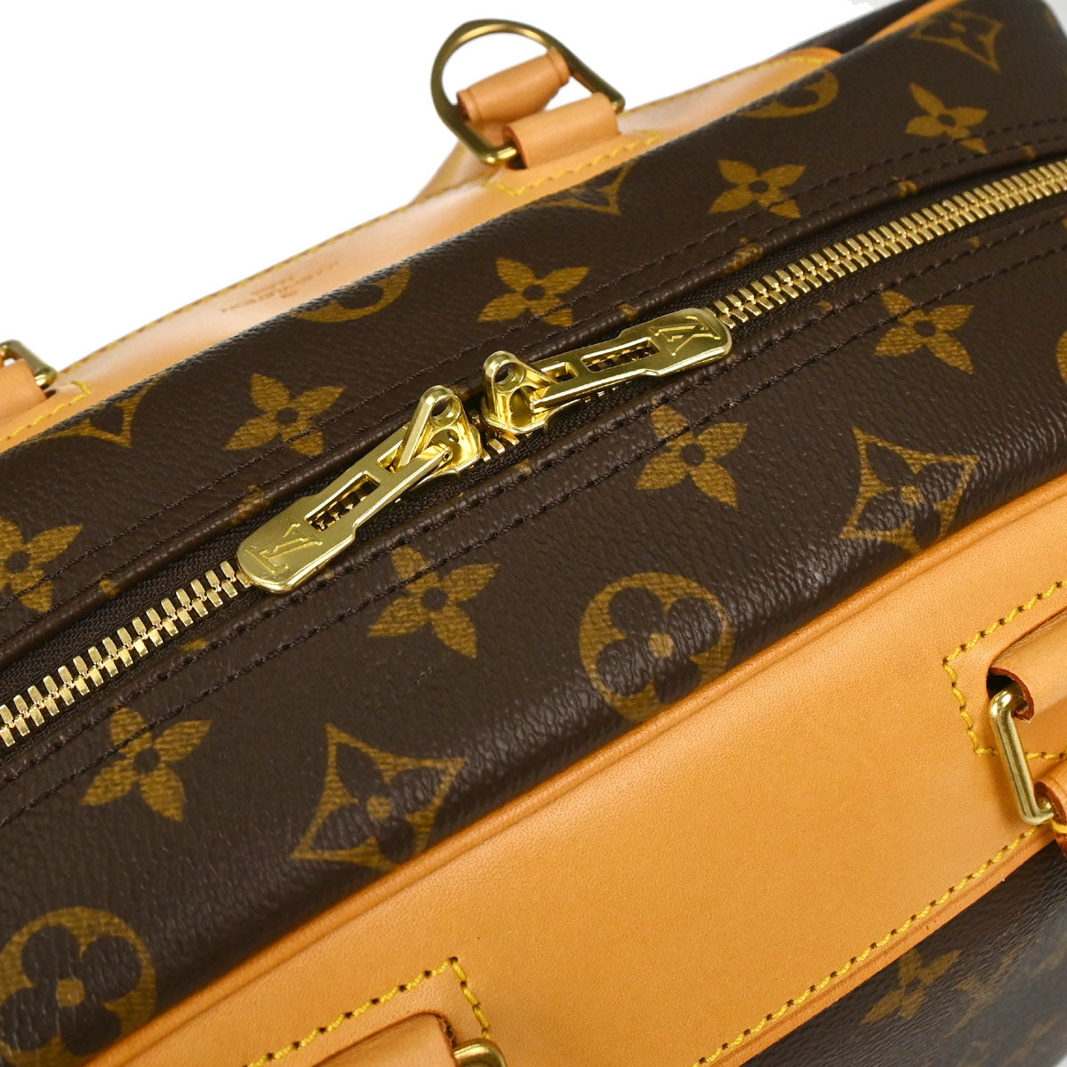 Louis Vuitton 2005 Monogram Deauville Bowling Vanity Handbag M47270