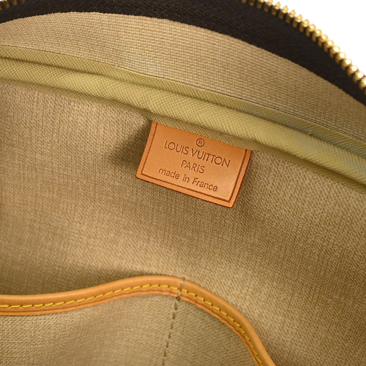 Louis Vuitton 2005 Monogram Deauville Bowling Vanity Handbag M47270