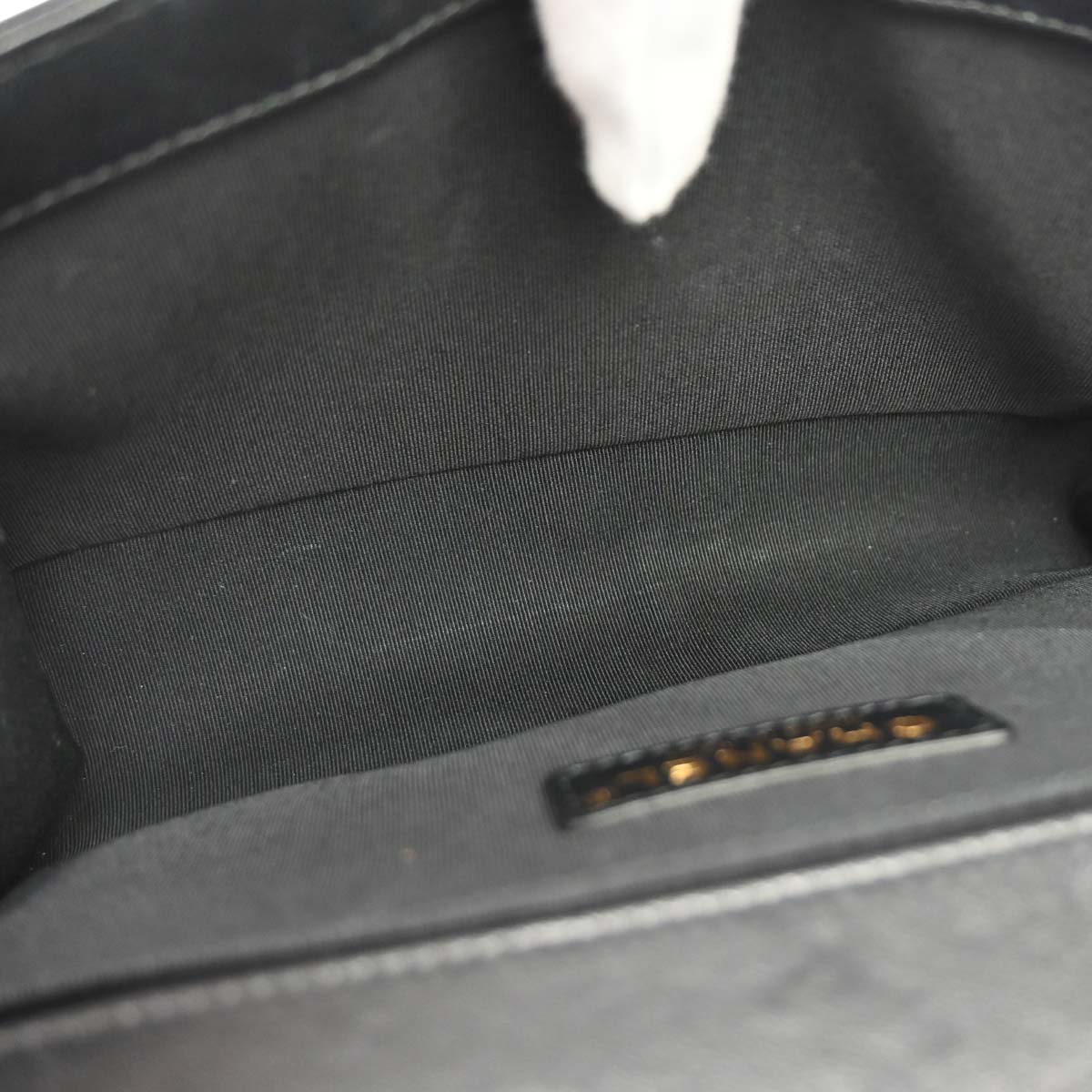 Boy Chanel 2017 Black Lambskin Tweed Medium Shoulder Bag