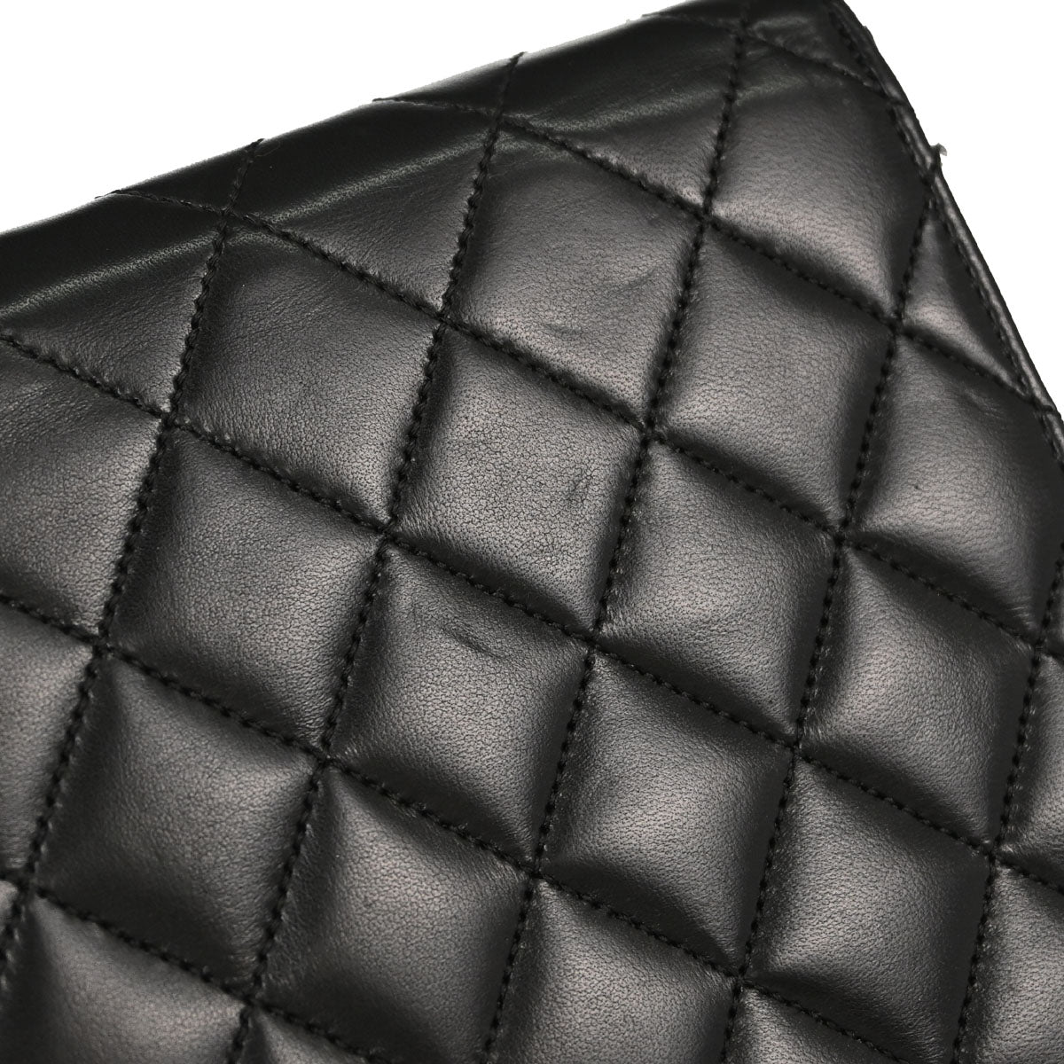 Chanel Black Lambskin Turnlock Medium Half Flap Shoulder Bag