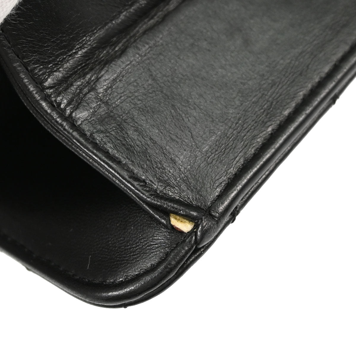Chanel Black Lambskin Turnlock Medium Half Flap Shoulder Bag