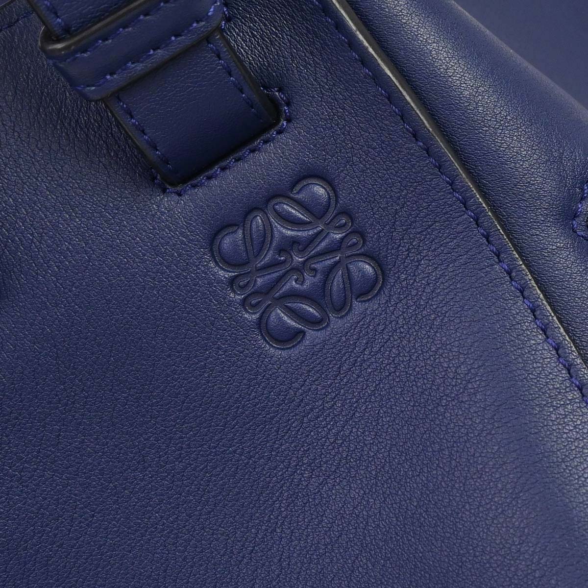 Loewe Navy Hammock 2way Shoulder Tote Handbag
