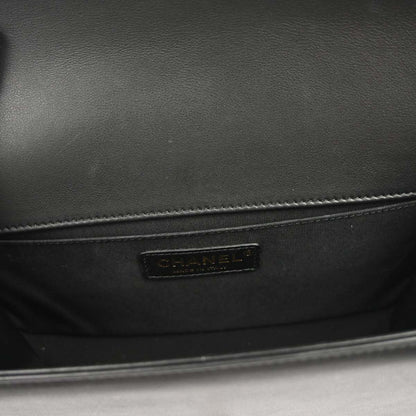 Boy Chanel 2018 Black Lambskin Medium Shoulder Bag