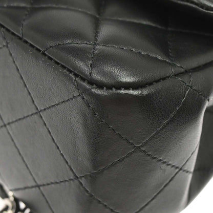 Chanel 2019 Black Lambskin Mini Classic Square Flap Shoulder Bag 17