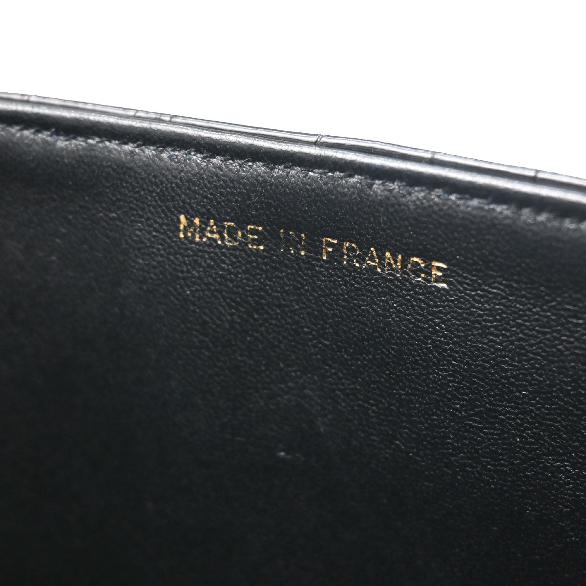 Chanel 1986-1988* Black Alligator Small Classic Double Flap Shoulder Bag