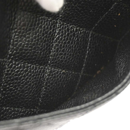 Chanel Black Caviar Skin Classic WOC Wallet on Chain Bag