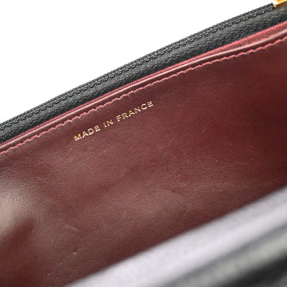 Chanel Black Caviar Skin Classic WOC Wallet on Chain Bag