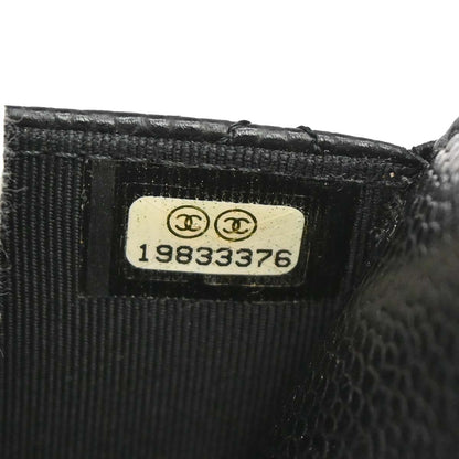 Chanel Black Caviar Skin Classic WOC Wallet on Chain Bag