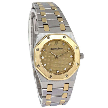 Audemars Piguet Royal Oak 24mm Ref.66339SA Quartz Watch 18KYG SS Diamond
