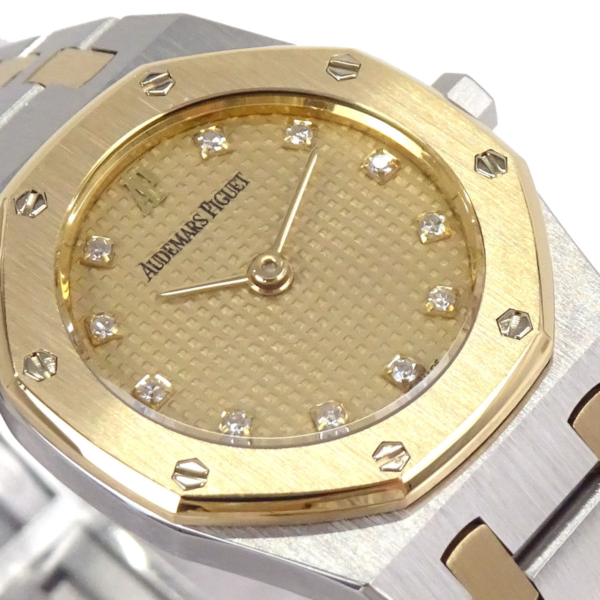 Audemars Piguet Royal Oak 24mm Ref.66339SA Quartz Watch 18KYG SS Diamond