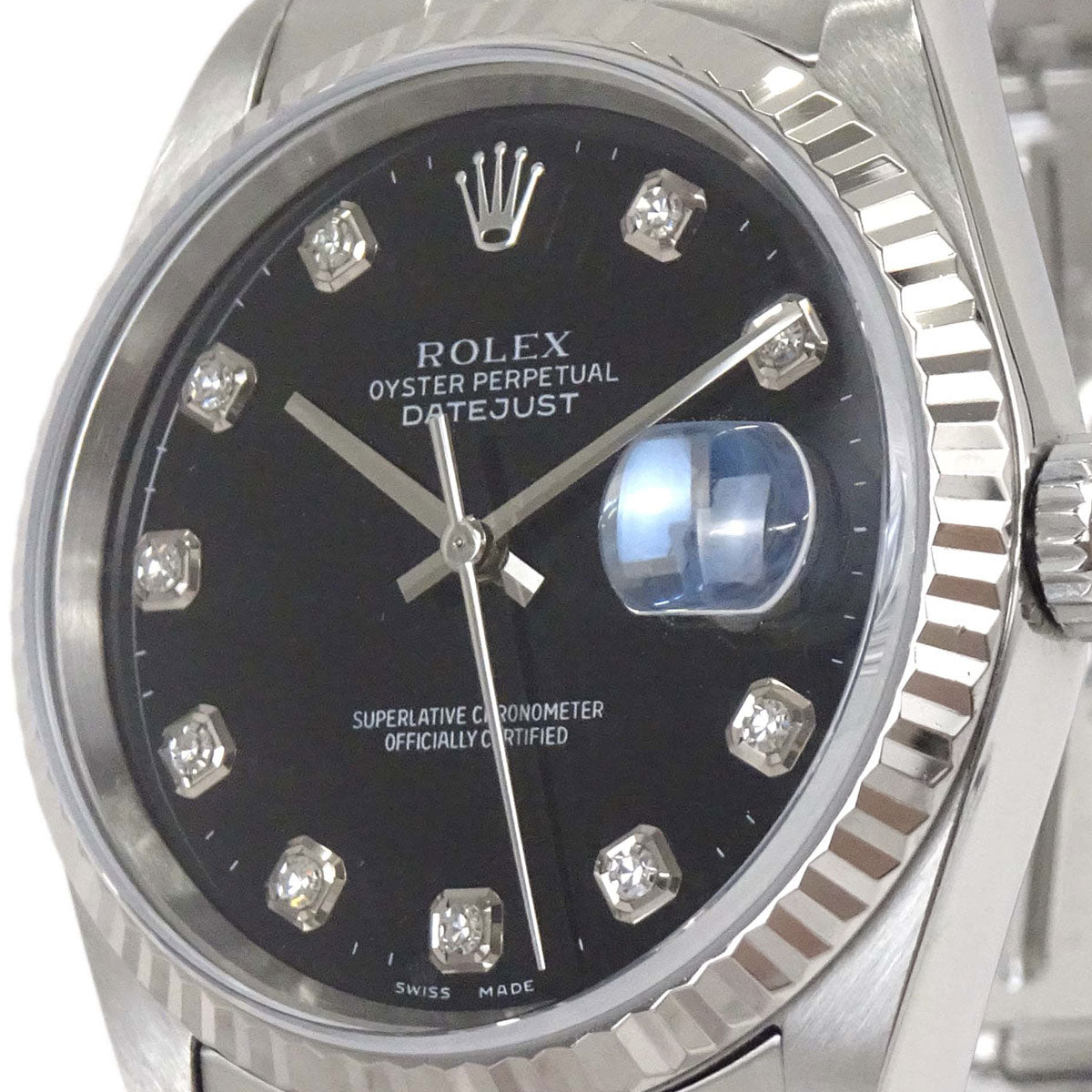 Rolex Oyster Perpetual Datejust 36mm Ref.16234G Self-winding Watch SS