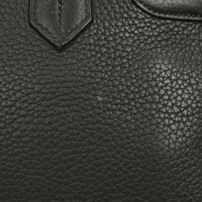 Hermes Black Taurillon Clemence Birkin 30 Handbag