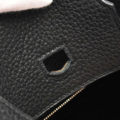Hermes Black Taurillon Clemence Birkin 30 Handbag