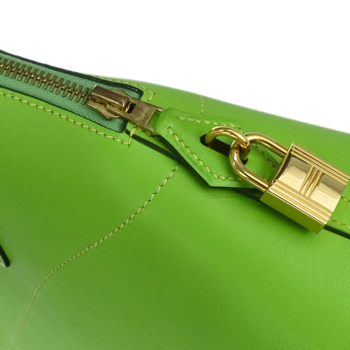 Hermes Apple Green Gulliver Bolide 31 2way Shoulder Handbag