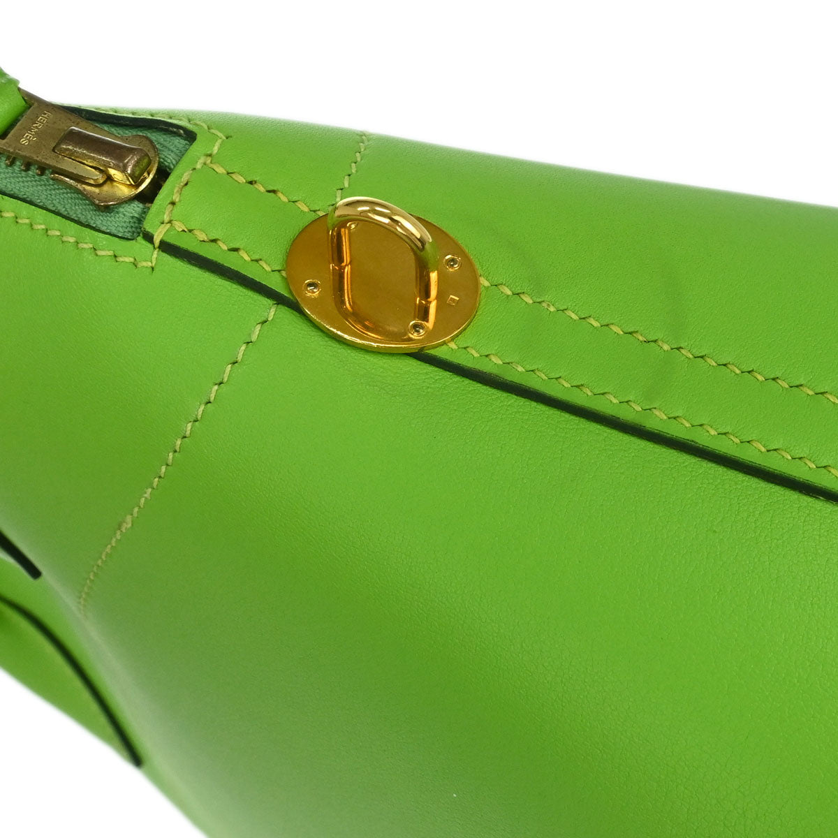 Hermes Apple Green Gulliver Bolide 31 2way Shoulder Handbag