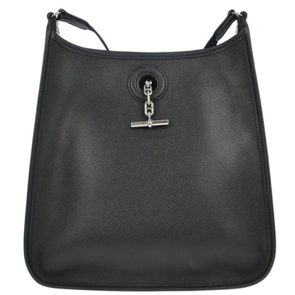 Hermes Black Epsom Vespa PM Shoulder Bag