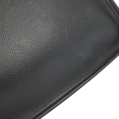 Hermes Black Epsom Vespa PM Shoulder Bag