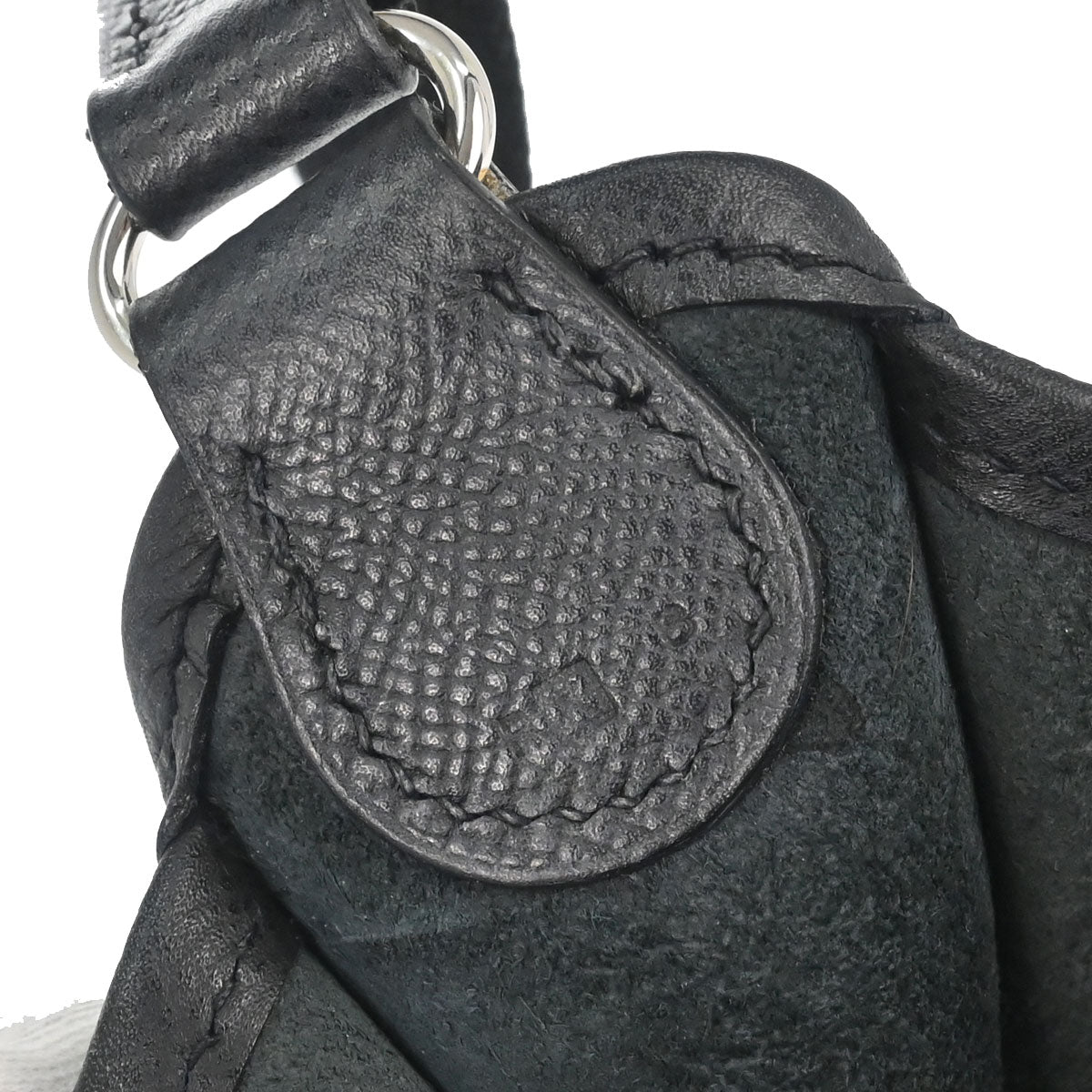 Hermes Black Epsom Vespa PM Shoulder Bag