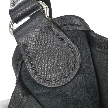 Hermes Black Epsom Vespa PM Shoulder Bag