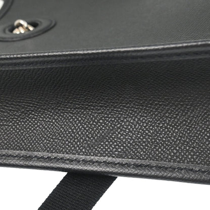 Hermes Black Epsom Vespa PM Shoulder Bag