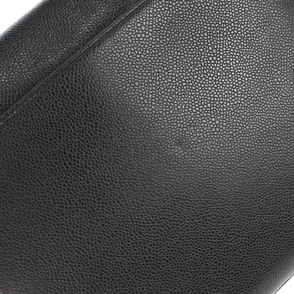 Chanel 2000-2002 Black Caviar Skin Handbag