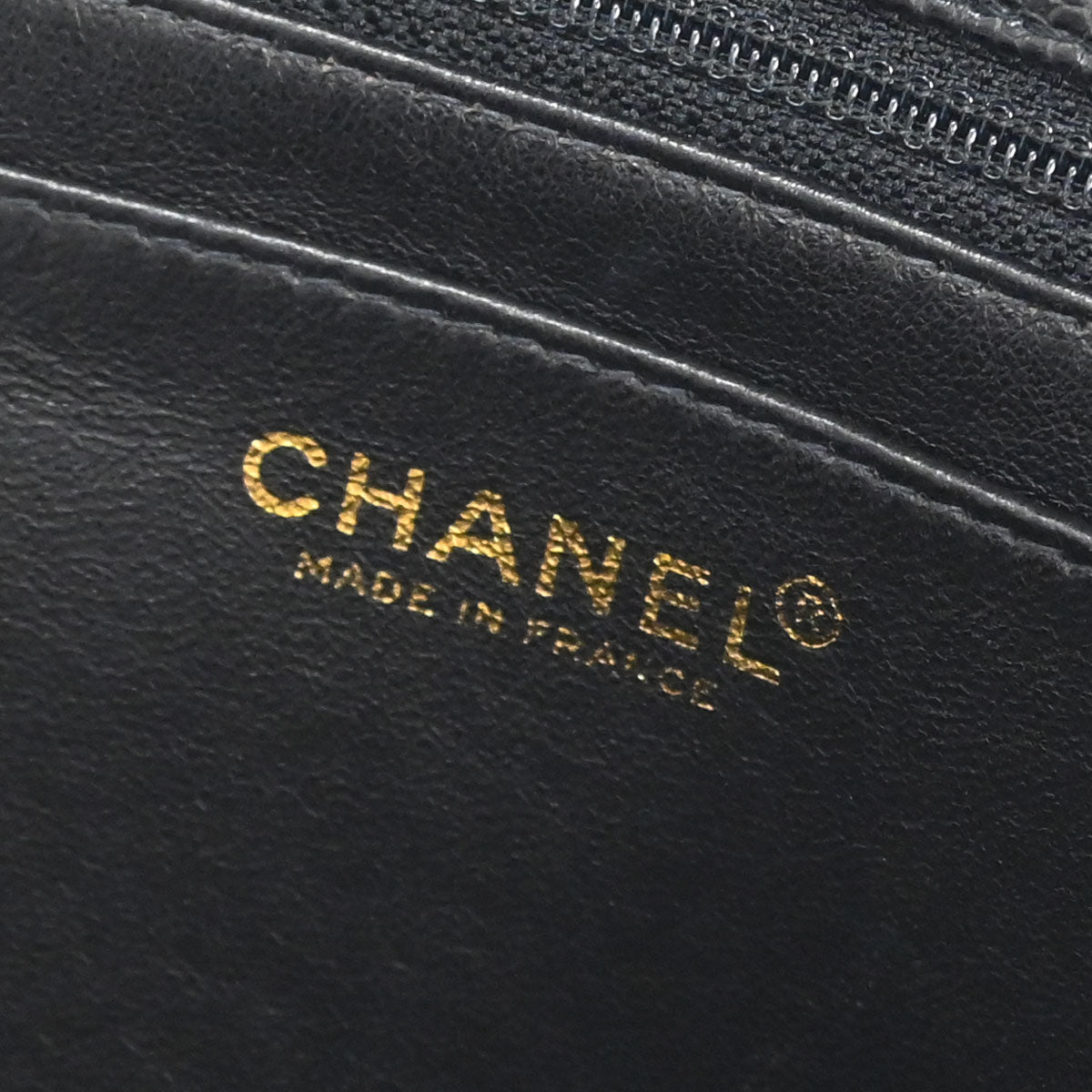 Chanel 2000-2002 Black Caviar Skin Handbag