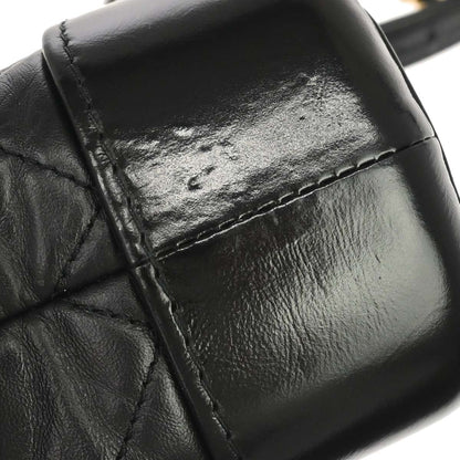 Chanel 2019 Black Lambskin Calfskin Small Gabrielle Shoulder Bag