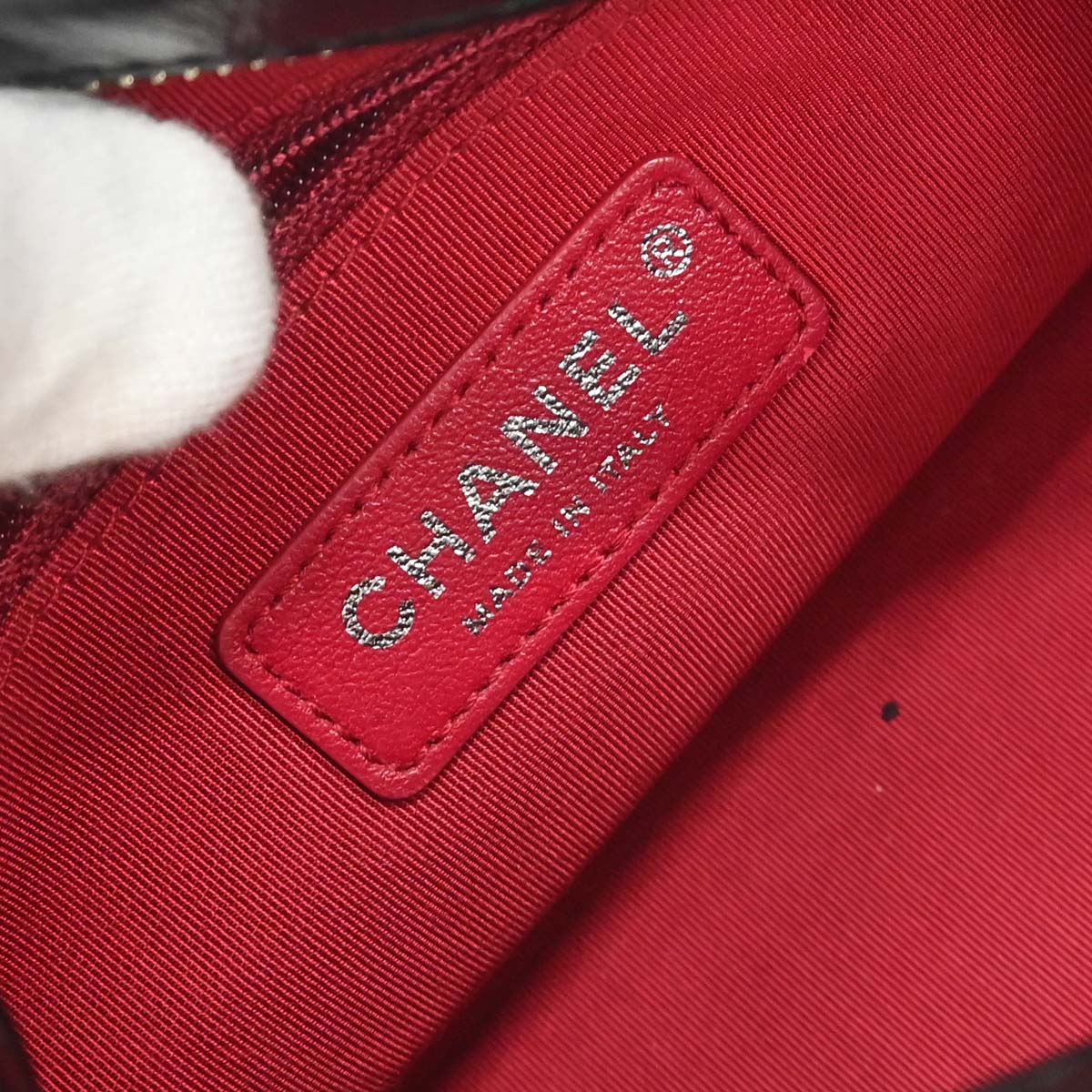 Chanel 2019 Black Lambskin Calfskin Small Gabrielle Shoulder Bag