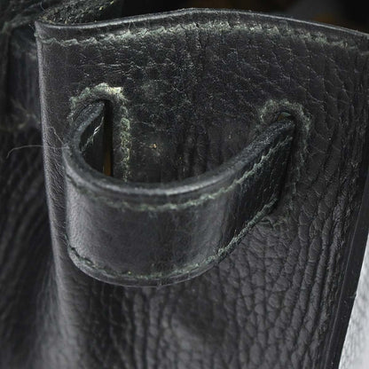 Hermes Black Ardennes Kelly 28 Sellier 2way Shoulder Handbag
