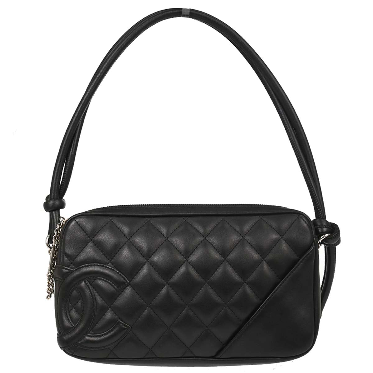 Chanel 2005-2006 Black Calfskin Cambon Ligne Handbag