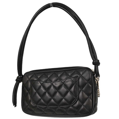 Chanel 2005-2006 Black Calfskin Cambon Ligne Handbag