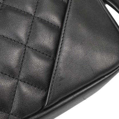 Chanel 2005-2006 Black Calfskin Cambon Ligne Handbag