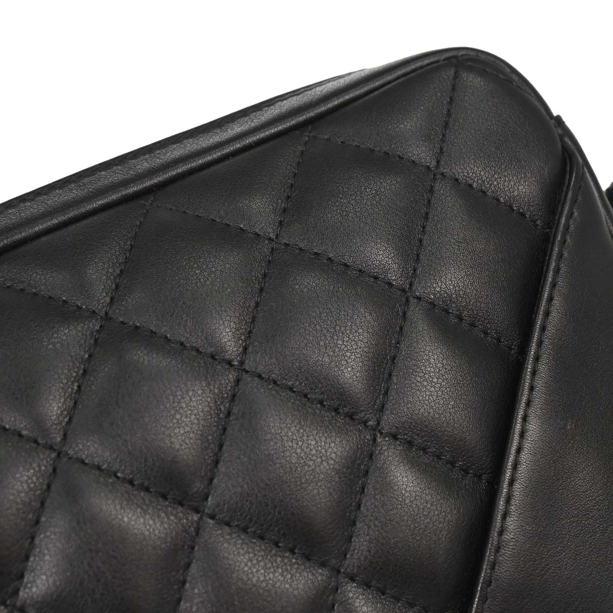 Chanel 2005-2006 Black Calfskin Cambon Ligne Handbag