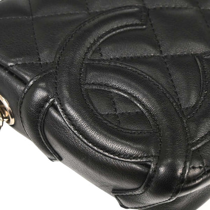 Chanel 2005-2006 Black Calfskin Cambon Ligne Handbag