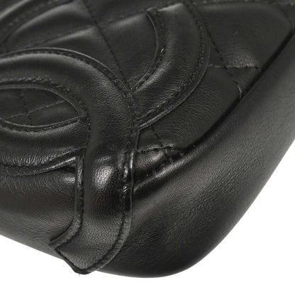 Chanel 2005-2006 Black Calfskin Cambon Ligne Handbag