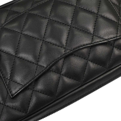 Chanel 2005-2006 Black Calfskin Cambon Ligne Handbag