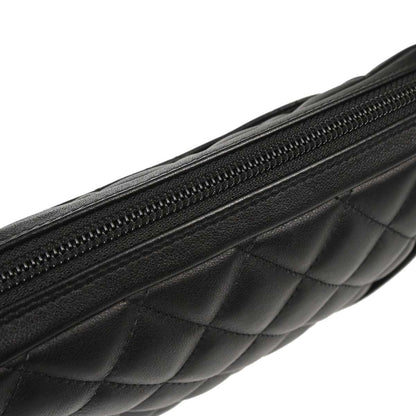 Chanel 2005-2006 Black Calfskin Cambon Ligne Handbag