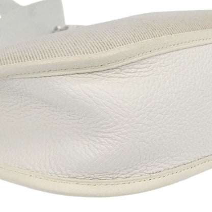 Hermes White Taurillon Clemence Evelyne 1 29 PM Shoulder Bag